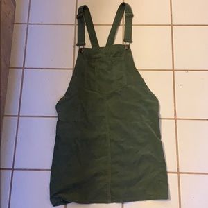 Forrest green courderoy dress